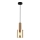 ITALUX - Candelabro suspenso SARDO 1xE27/40W/230V preto/latão