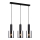 ITALUX - Candelabro suspenso SARDO 3xE27/40W/230V preto