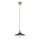ITALUX - Candelabro suspenso VERDA 1xE27/40W/230V diâmetro 26 cm preto