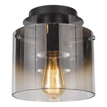 ITALUX - Copo de substituição para chandelier, candeeiro de chão e teto iluminação JAVIER E27 cinzento
