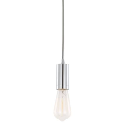 ITALUX - Candeeiro suspenso MODERNA 1xE27/60W/230V cromado brilhante