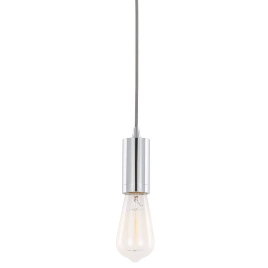 ITALUX - Candeeiro suspenso MODERNA 1xE27/60W/230V cromado brilhante