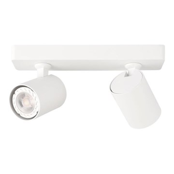 ITALUX - Foco LUMSI 2xGU10/35W/230V branco