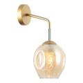 ITALUX - Iluminação de parede BORGO 1xE27/40W/230V dourada