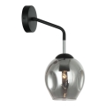 ITALUX - Iluminação de parede BORGO 1xE27/40W/230V preto