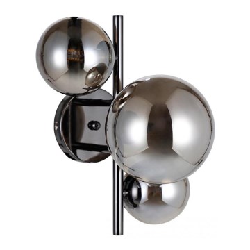 ITALUX - Iluminação de parede CANELLO 3xG9/5W/230V preto