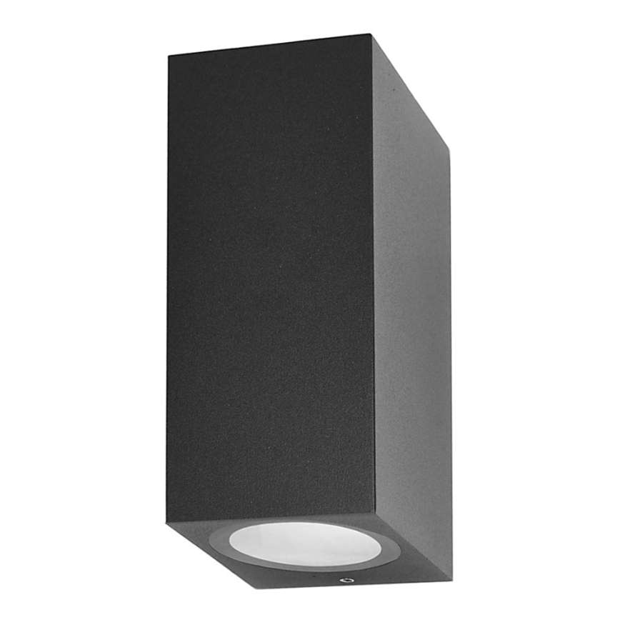ITALUX - Iluminação de parede exterior GENTA 2xGU10/40W/230V IP54 15 cm