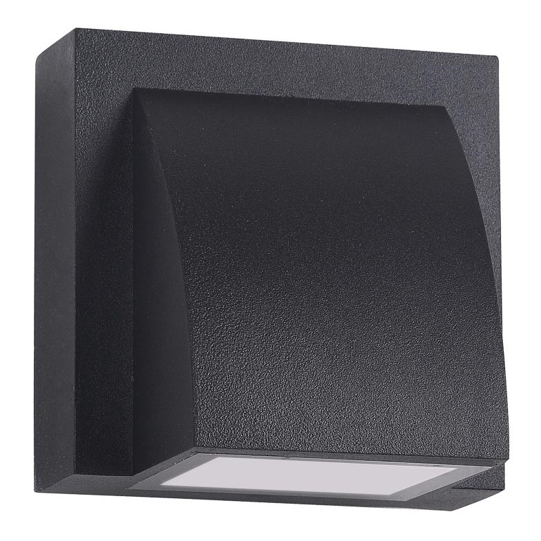 ITALUX - Iluminação de parede exterior LED EDGAR LED/3W/230V IP54 3000K preto