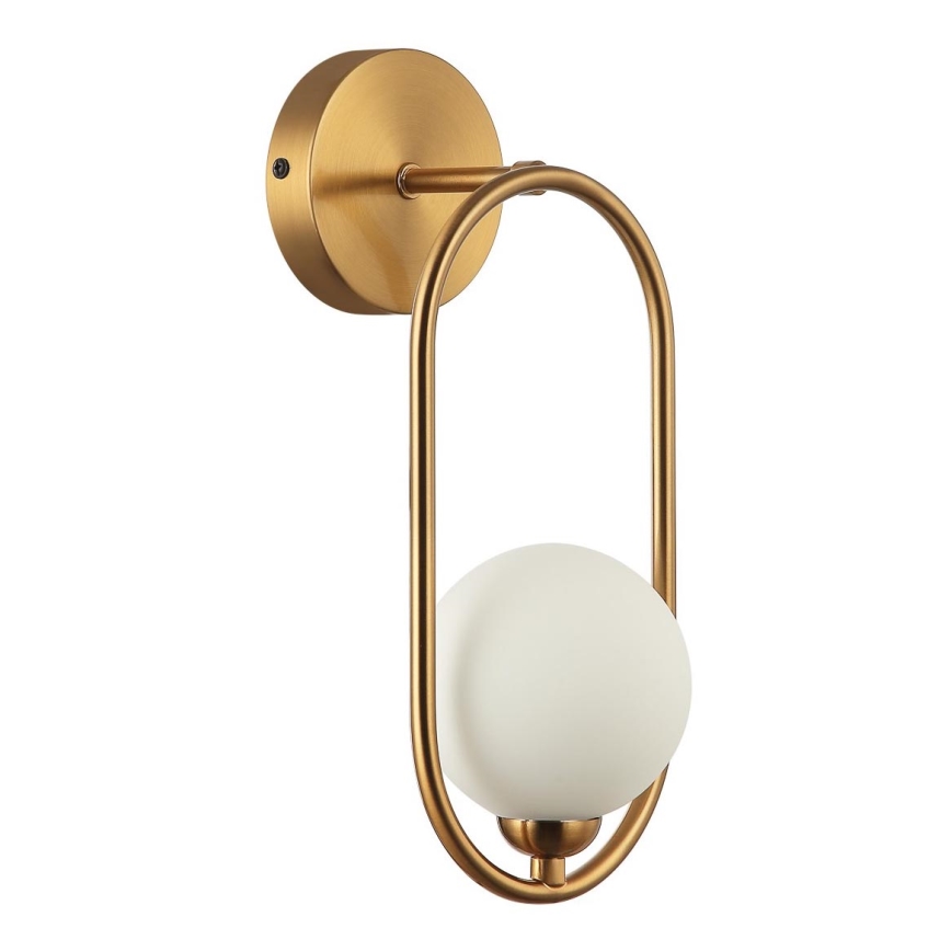 ITALUX - Iluminação de parede LUPUS 1xG9/25W/230V dourada