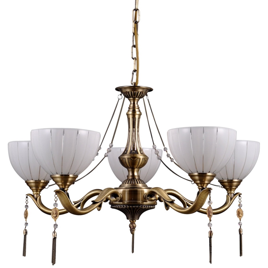 ITALUX - Candelabro suspenso BAXIO 5xE27/60W/230V
