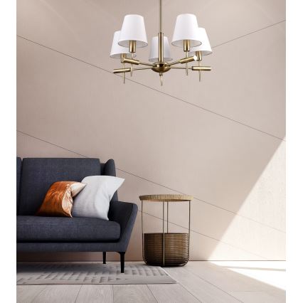 ITALUX - Candelabro pendente BALTER 5xE14/40W/230V