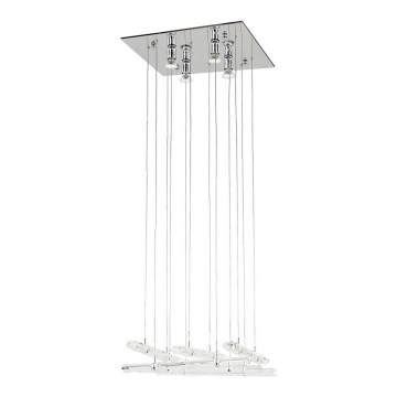 ITALUX MD8103-16B3 - Candelabro num fio DIAMOND 4xGU10/50W/230V + 12xG4/10W