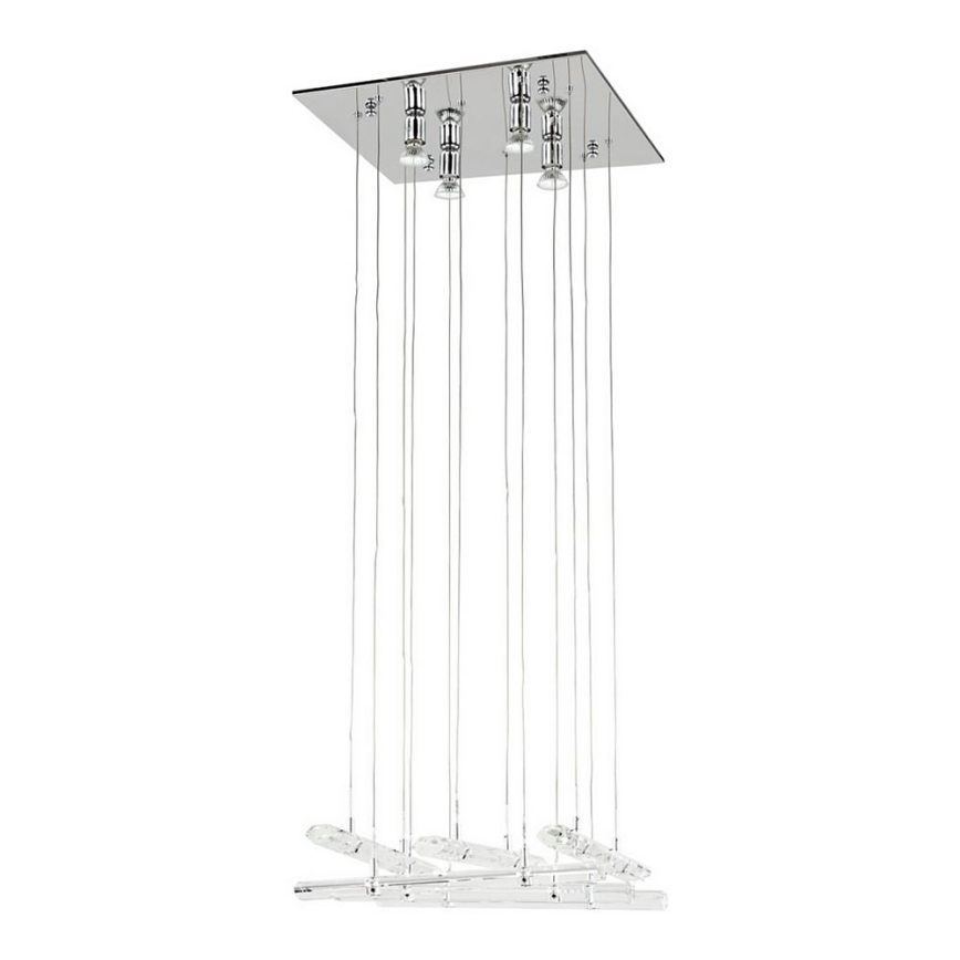 ITALUX MD8103-16B3 - Candelabro num fio DIAMOND 4xGU10/50W/230V + 12xG4/10W