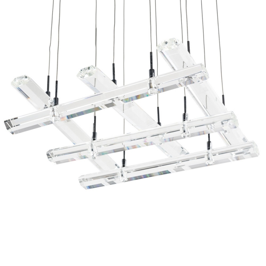 ITALUX MD8103-16B3 - Candelabro num fio DIAMOND 4xGU10/50W/230V + 12xG4/10W
