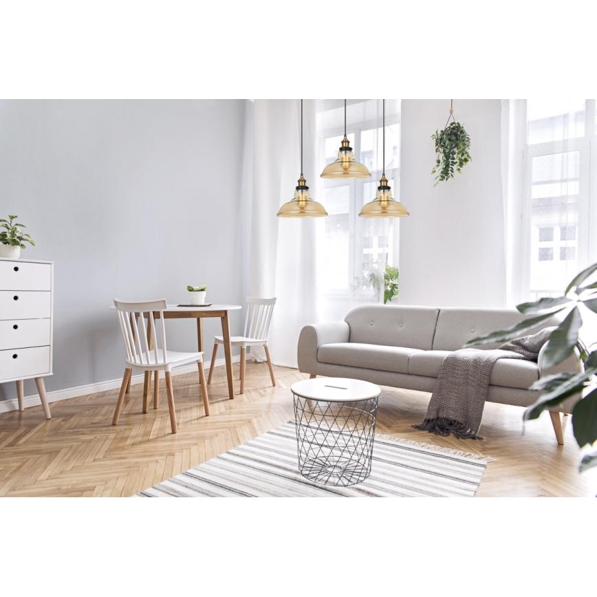 ITALUX - Candeeiro de teto suspenso HUBERT 3xE27/40W/230V