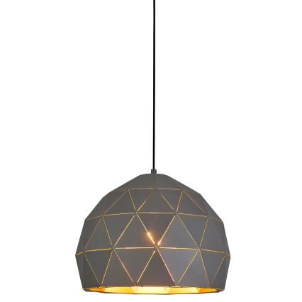 ITALUX - Candelabro suspenso HARLEY 1xE27/40W/230V antracite