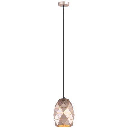 ITALUX - Candelabro suspenso HARLEY 1xE27/40W/230V Rosa dourado