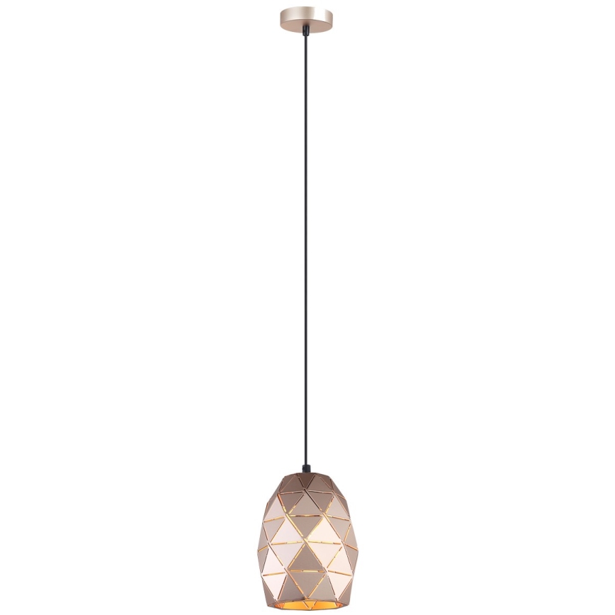ITALUX - Candelabro suspenso HARLEY 1xE27/40W/230V Rosa dourado