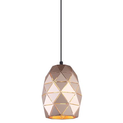 ITALUX - Candelabro suspenso HARLEY 1xE27/40W/230V Rosa dourado