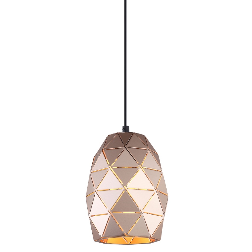 ITALUX - Candelabro suspenso HARLEY 1xE27/40W/230V Rosa dourado