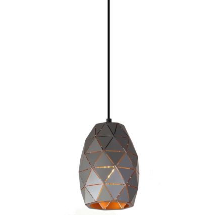 ITALUX - Candelabro suspenso HARLEY 1xE27/40W/230V antracite
