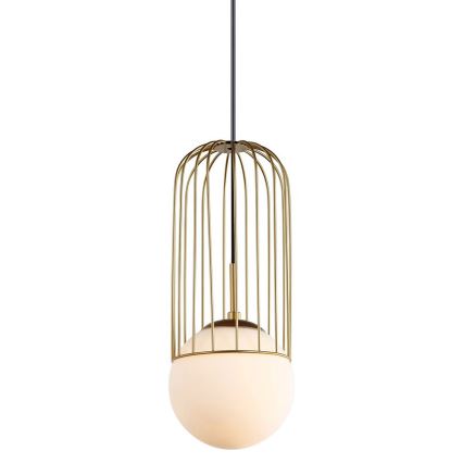 ITALUX - Candelabro suspenso MATTY 1xE27/40W/230V 100 cm dourada