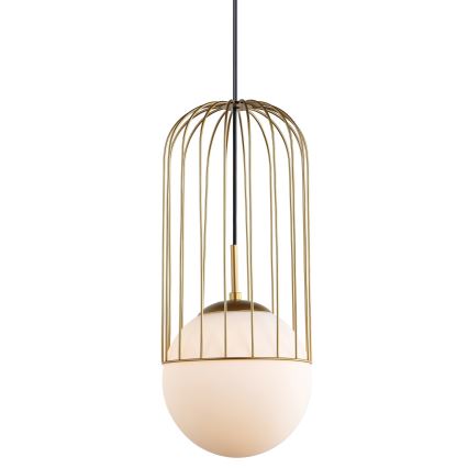 ITALUX - Candelabro suspenso MATTY 1xE27/40W/230V 95,5 cm dourada