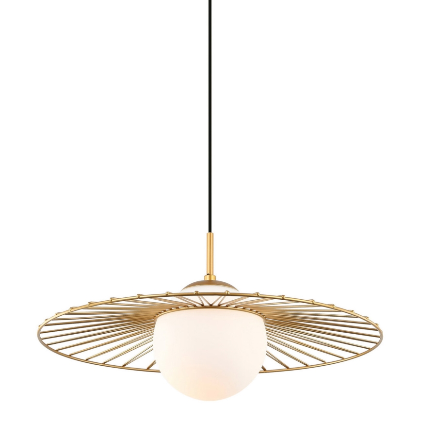 ITALUX - Candelabro suspenso SALLY 1xE27/40W/230V dourada