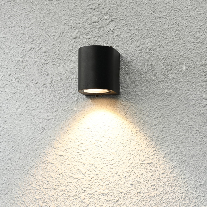 ITALUX - Iluminação de parede exterior GENTA 1xGU10/40W/230V IP54 8 cm