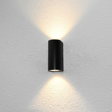 ITALUX - Iluminação de parede exterior GENTA 2xGU10/40W/230V IP54 15 cm