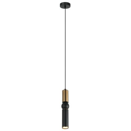 ITALUX - Candelabro suspenso ISIDORA 1xGU10/25W/230V preto/bronze