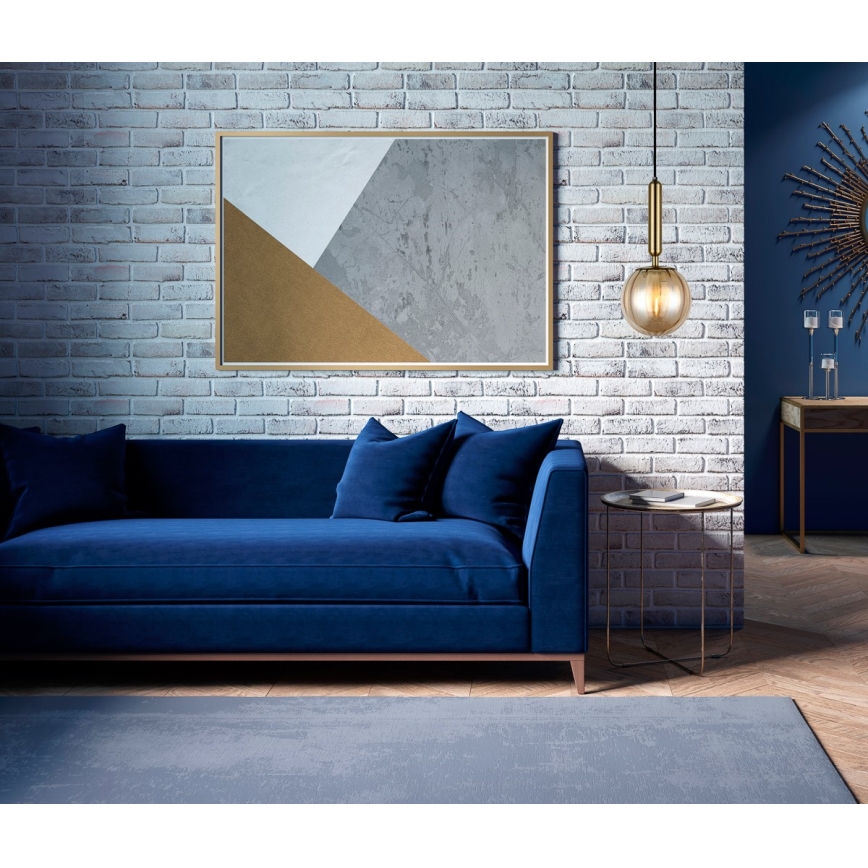 ITALUX - Candelabro suspenso RAVENA 1xE27/5W/230V latão