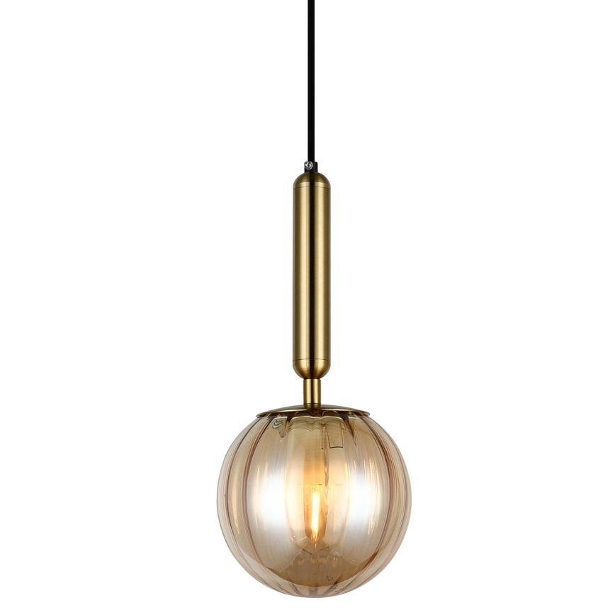ITALUX - Candelabro suspenso RAVENA 1xE27/5W/230V latão