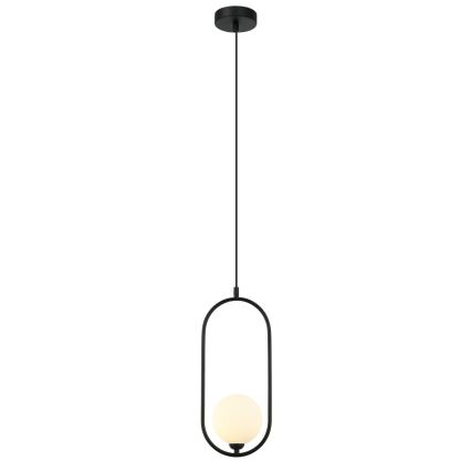 ITALUX - Candelabro suspenso LUPUS 1xG9/25W/230V preto