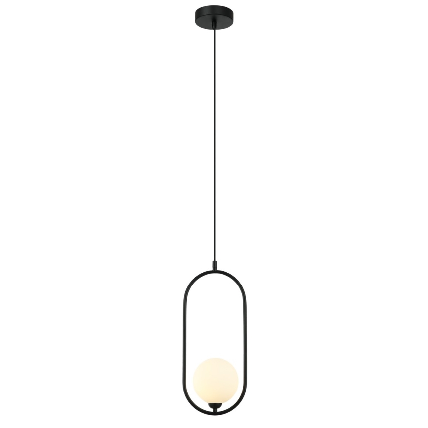 ITALUX - Candelabro suspenso LUPUS 1xG9/25W/230V preto