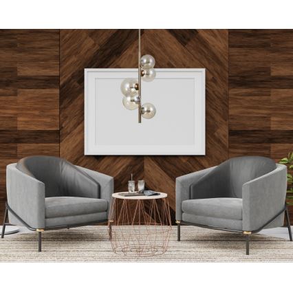 ITALUX - Candelabro suspenso CANELLO 5xG9/5W/230V latão