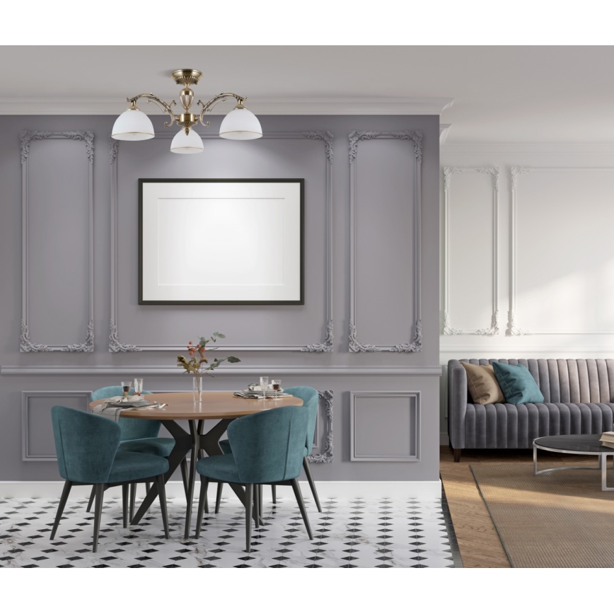 ITALUX - Candelabro integrado FENEZA 3xE27/40W/230V
