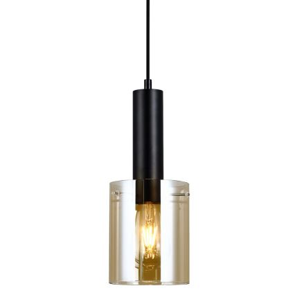 ITALUX - Candelabro suspenso SARDO 1xE27/40W/230V preto/dourada
