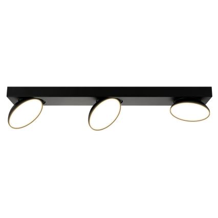 ITALUX - Foco LED CASTELIO 3xLED/5W/230V 4000K preto