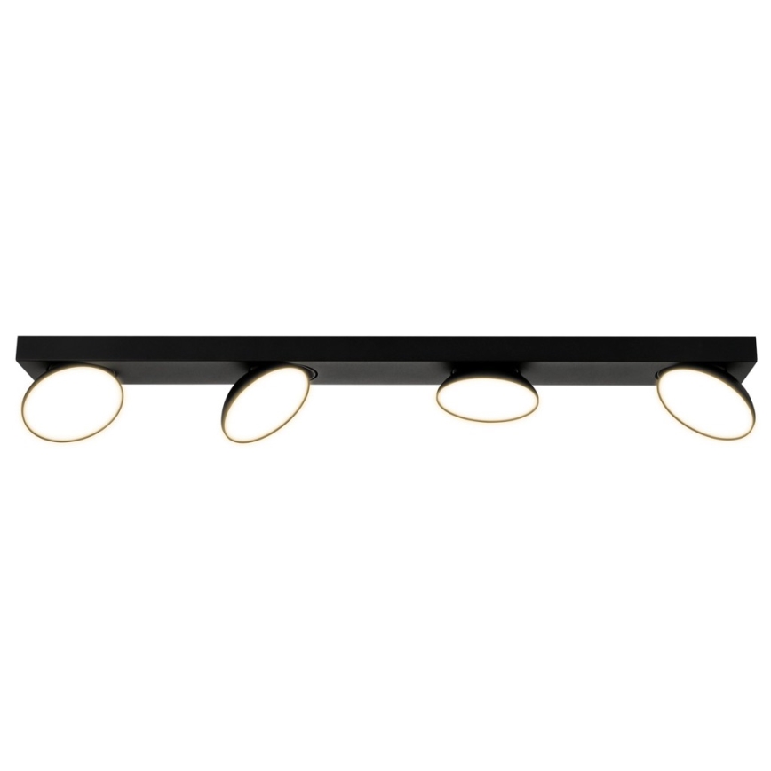 ITALUX - Foco LED CASTELIO 4xLED/5W/230V 4000K preto