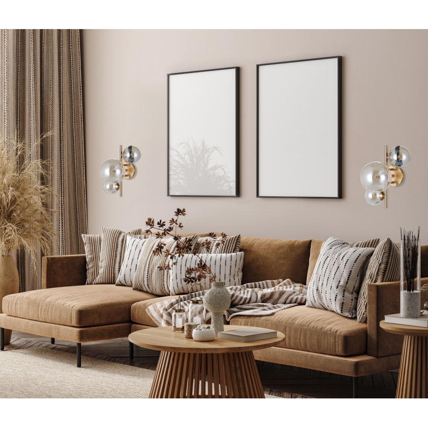 ITALUX - Iluminação de parede CANELLO 3xG9/5W/230V latão