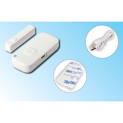 Janela inteligente e sensor de porta 3,7V Wi-Fi Tuya