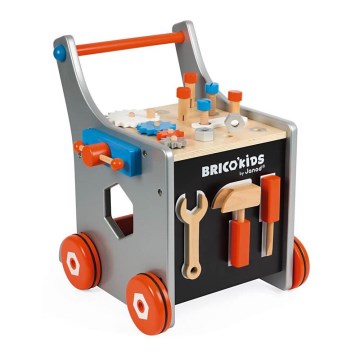 Janod - Andarilho de madeira com ferramentas BRICOKIDS