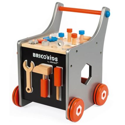 Janod - Andarilho de madeira com ferramentas BRICOKIDS
