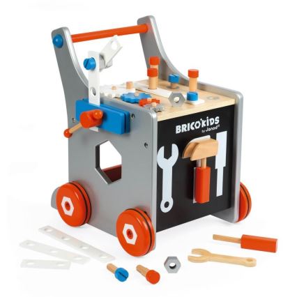 Janod - Andarilho de madeira com ferramentas BRICOKIDS