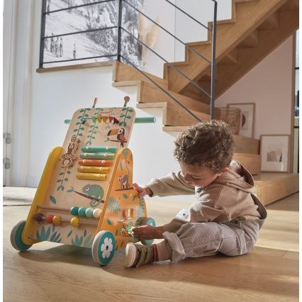 Janod - Andarilho para bebés com atividades TROPIK