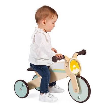 Janod - Bicicleta de Criança em madeira 2em1