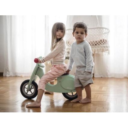 Janod - Bicicleta de empurrar para criança VESPA verde