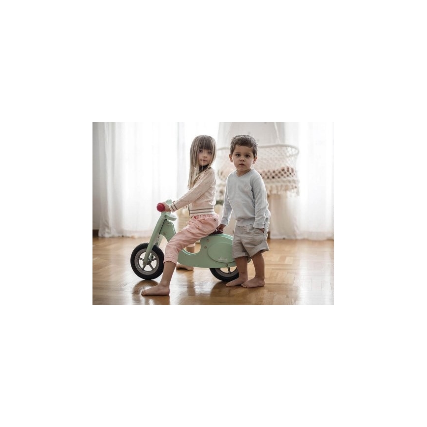 Janod - Bicicleta de empurrar para criança VESPA verde