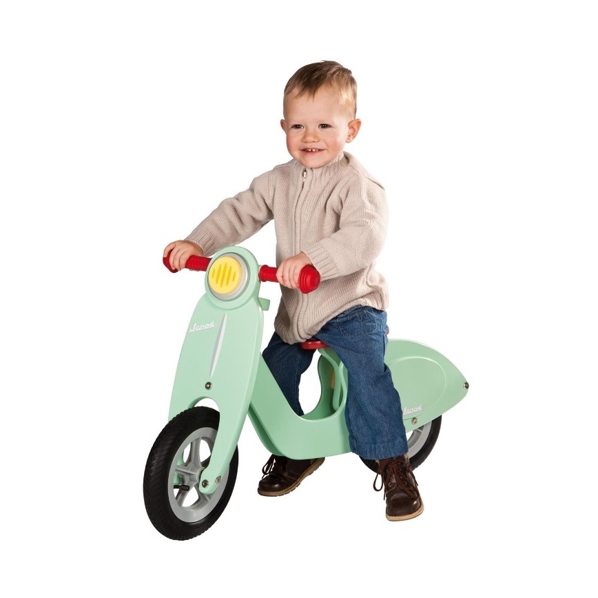 Janod - Bicicleta de empurrar para criança VESPA verde